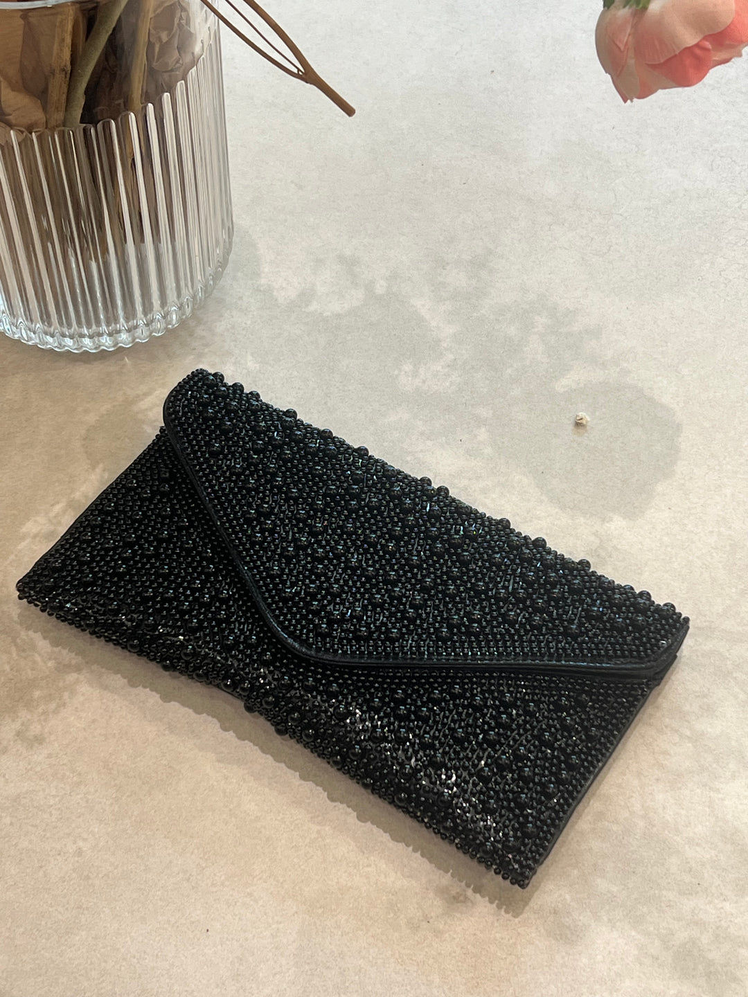 Pochette enveloppe noir 6038