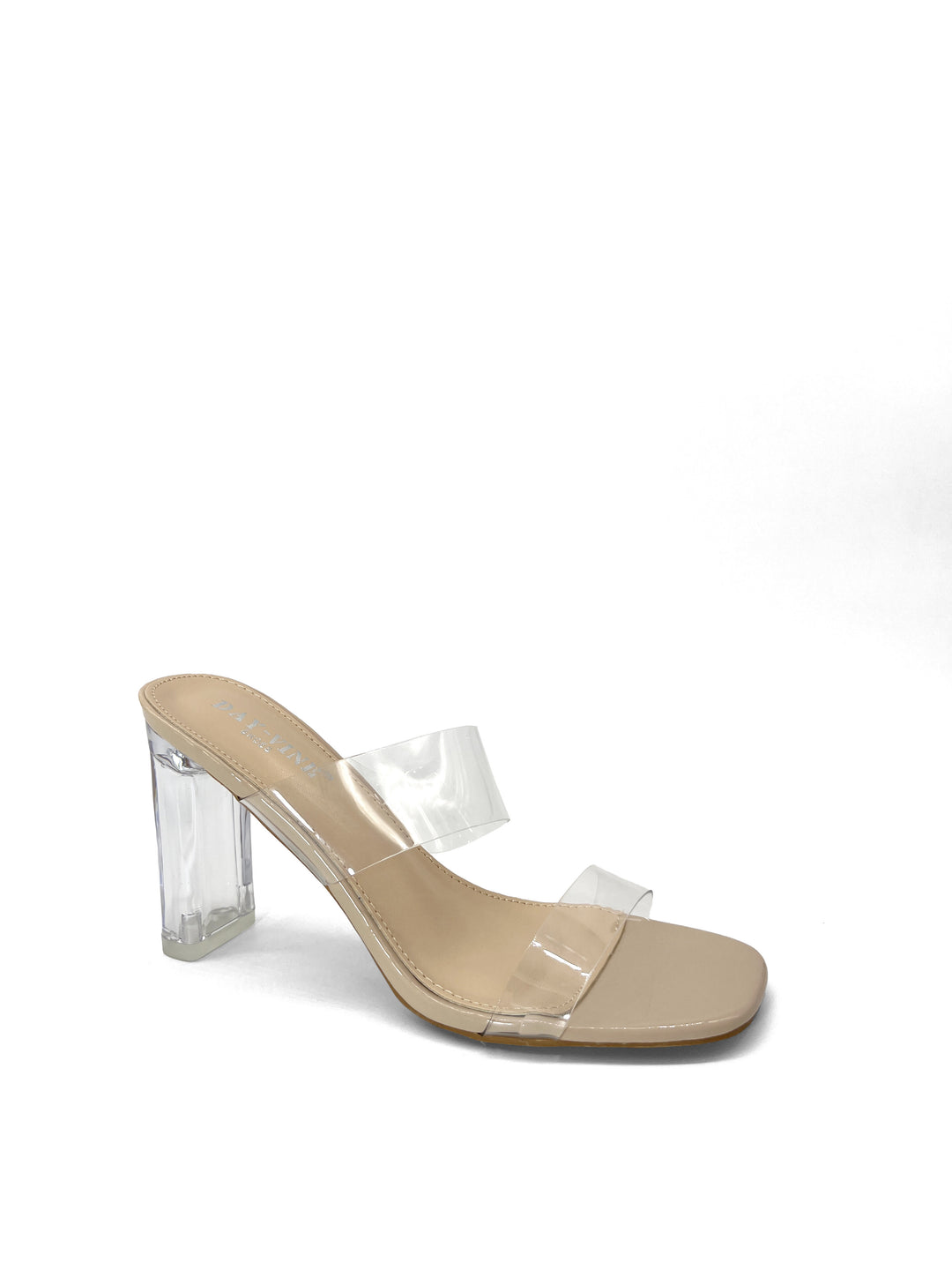Sandale transparent nude beige (8338-298)