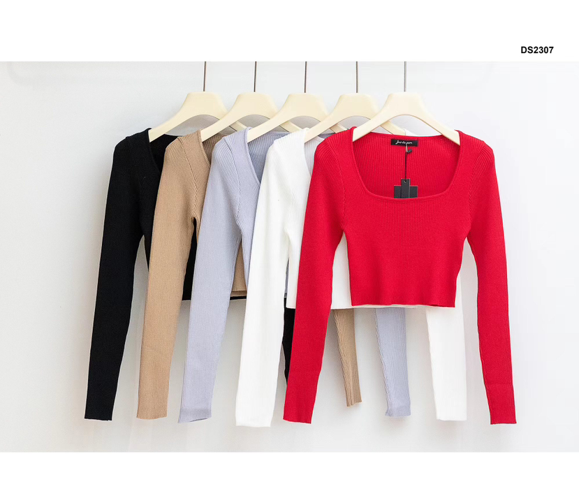 Pull court Emma gris