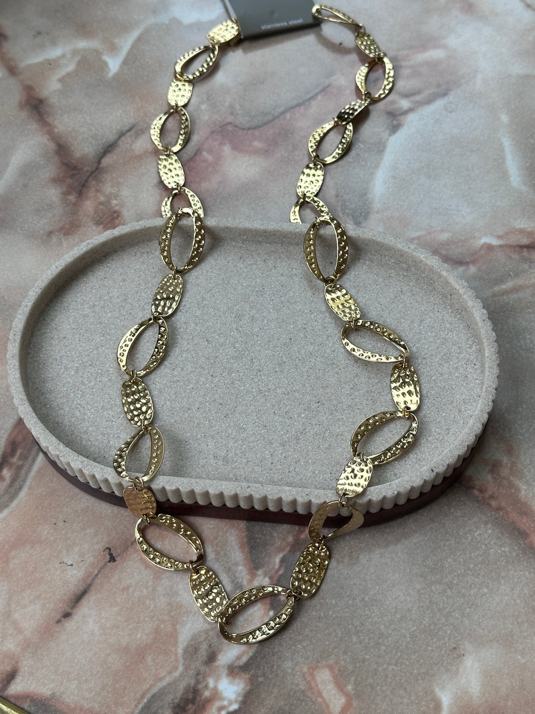 Collier long chaîne en or