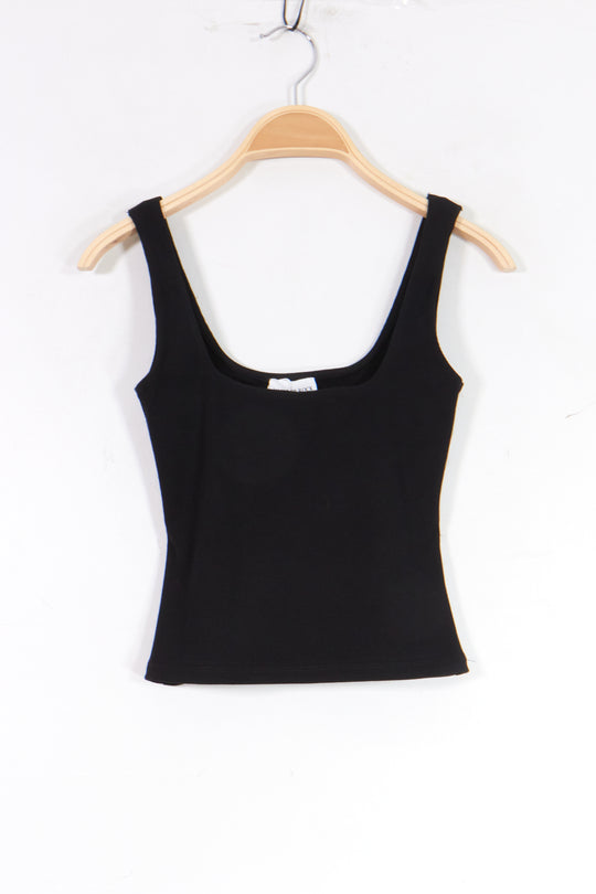 Débardeur court col carré /1600