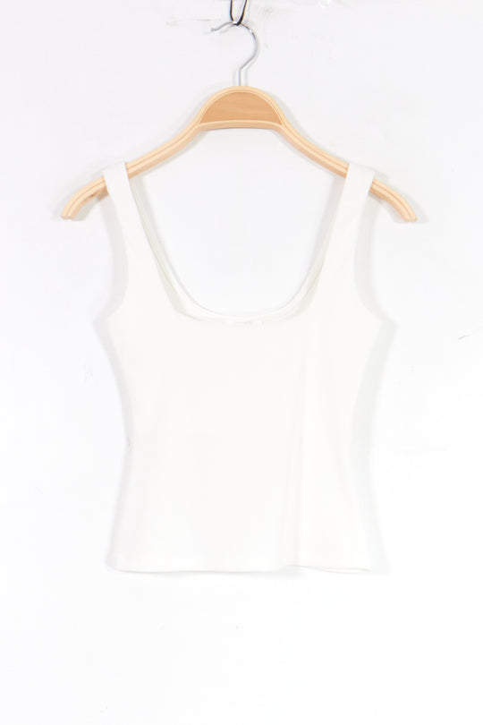 Débardeur court col carré /1600