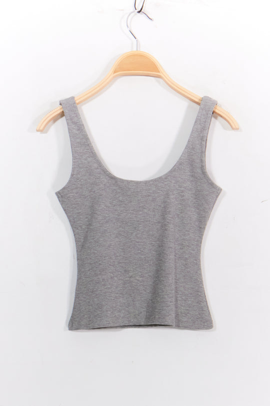 Débardeur court col carré /1600