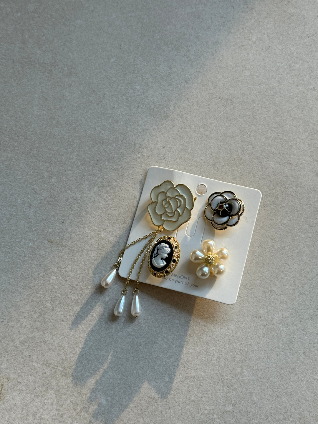 Broche 4 parures