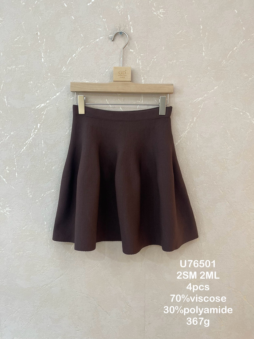 Jupe patineuse choco 76501
