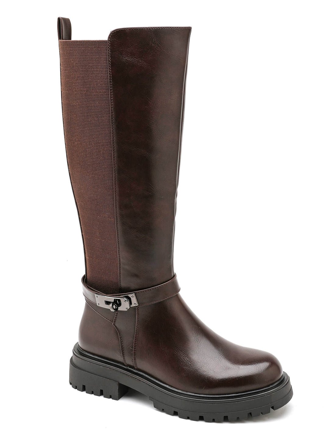 Bottes cavalières Marron Lanière 6361