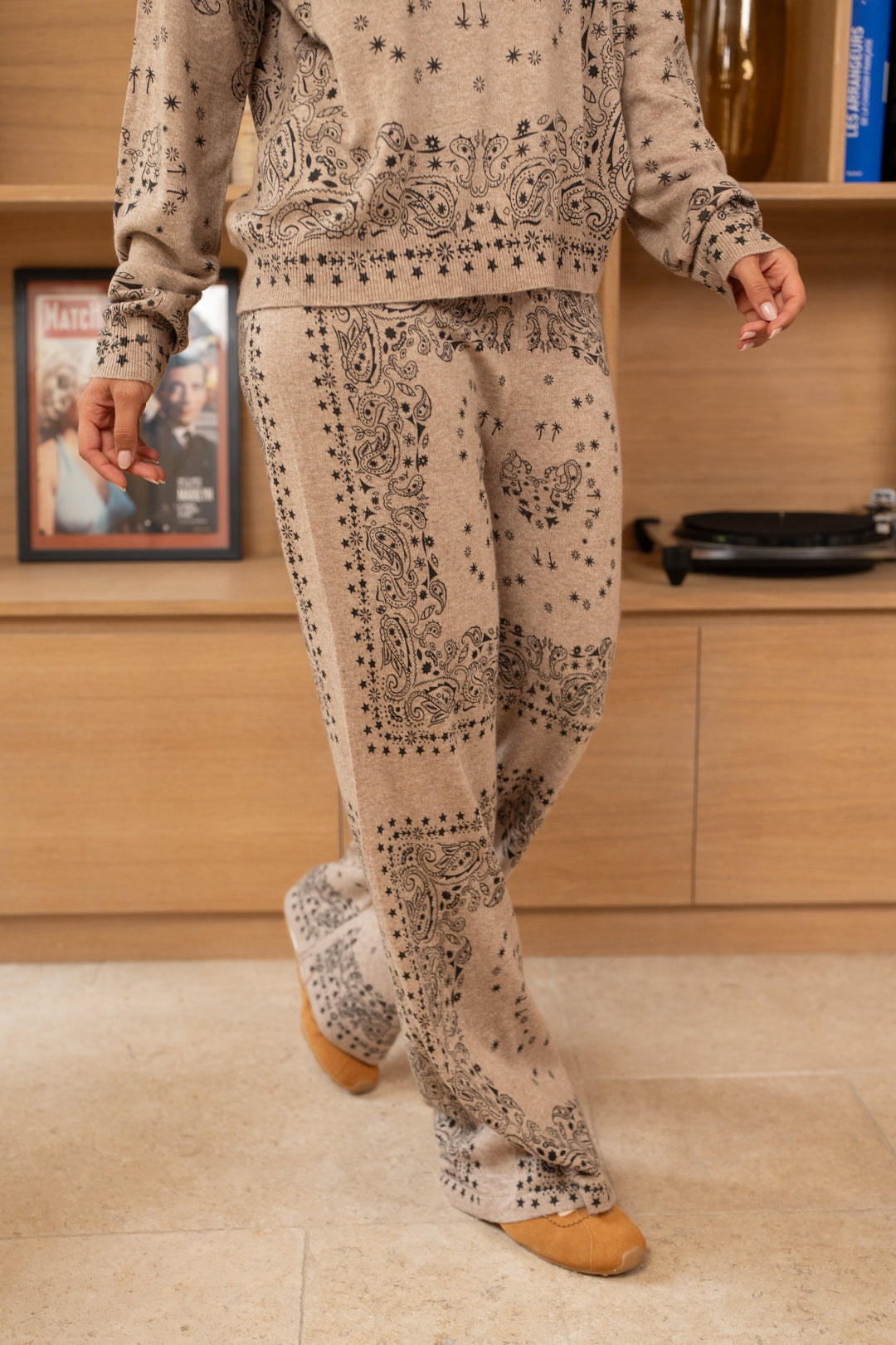 Pantalon bandana camel (kaicy)