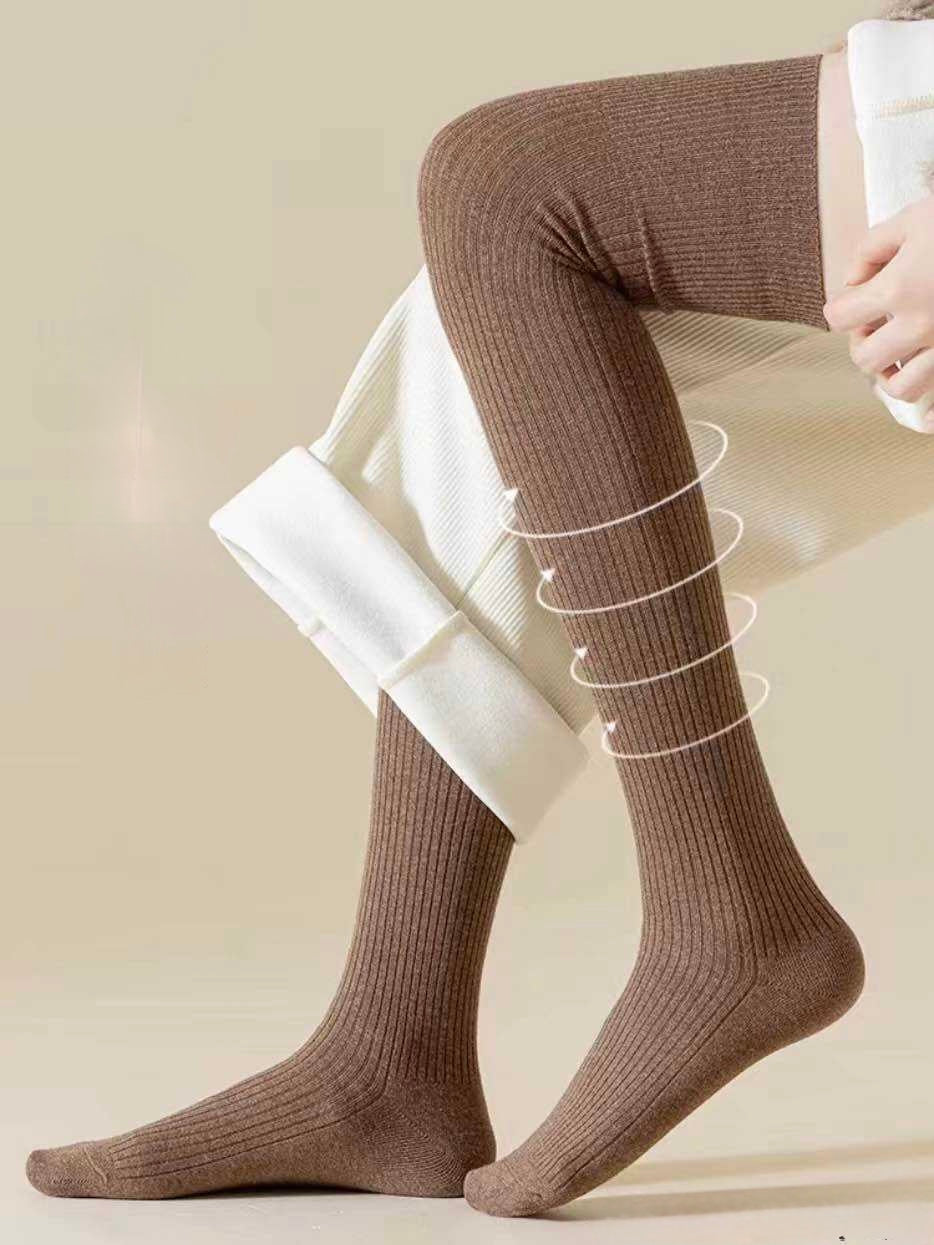 Chaussettes hautes choco 8901