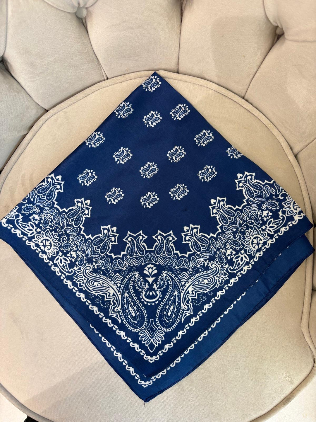 Foulard bandana Bleu marine