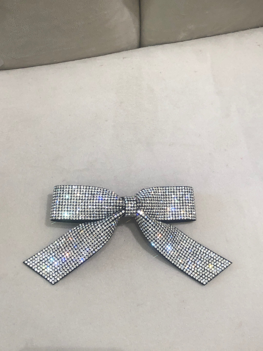 pince cheveux noeud strass
