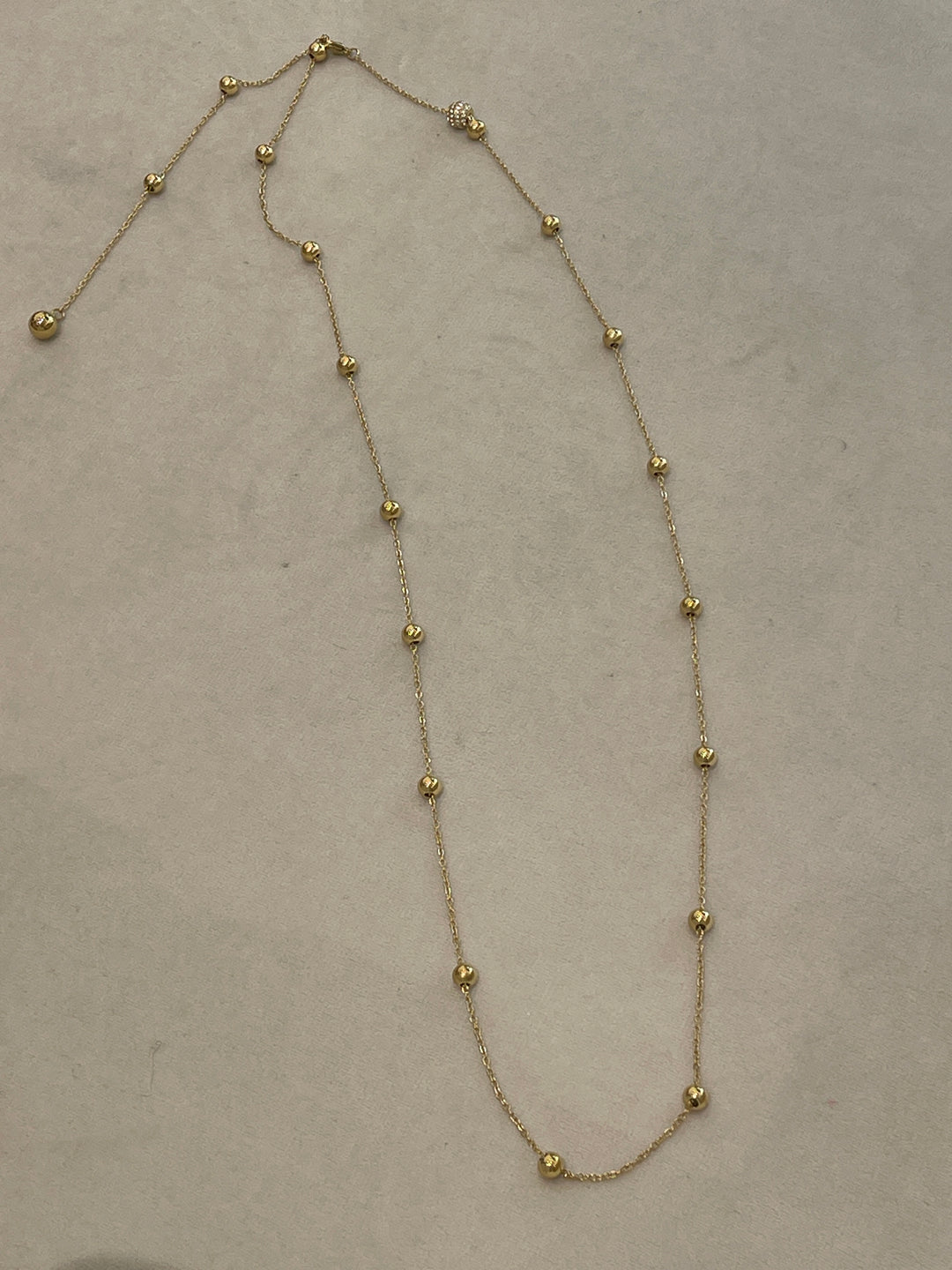 Collier fin petites perles