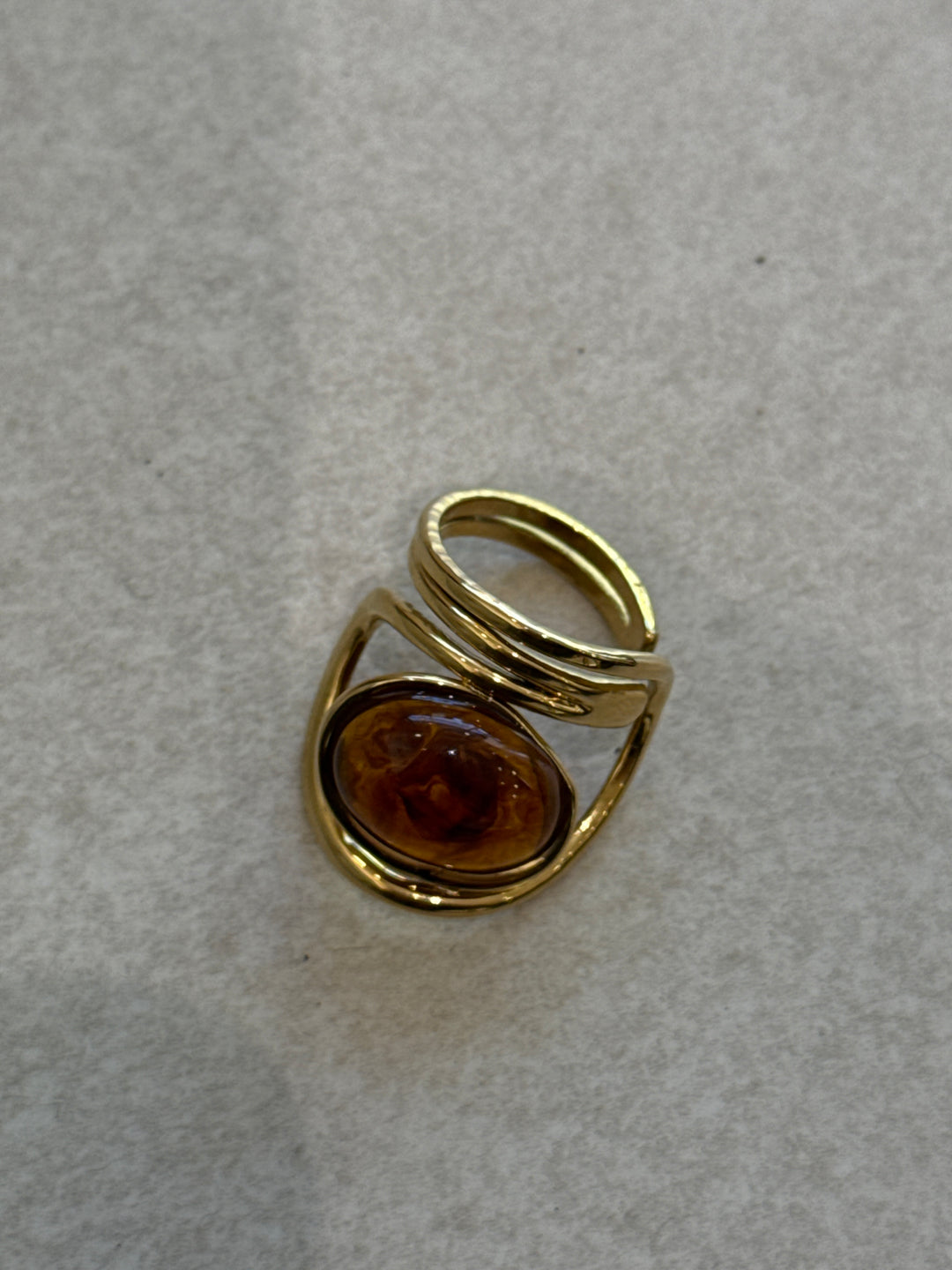 Bague nacré choco