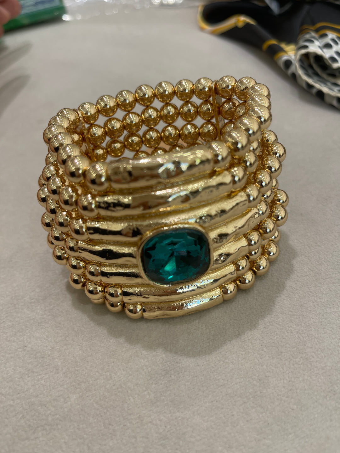 Bracelet perles or