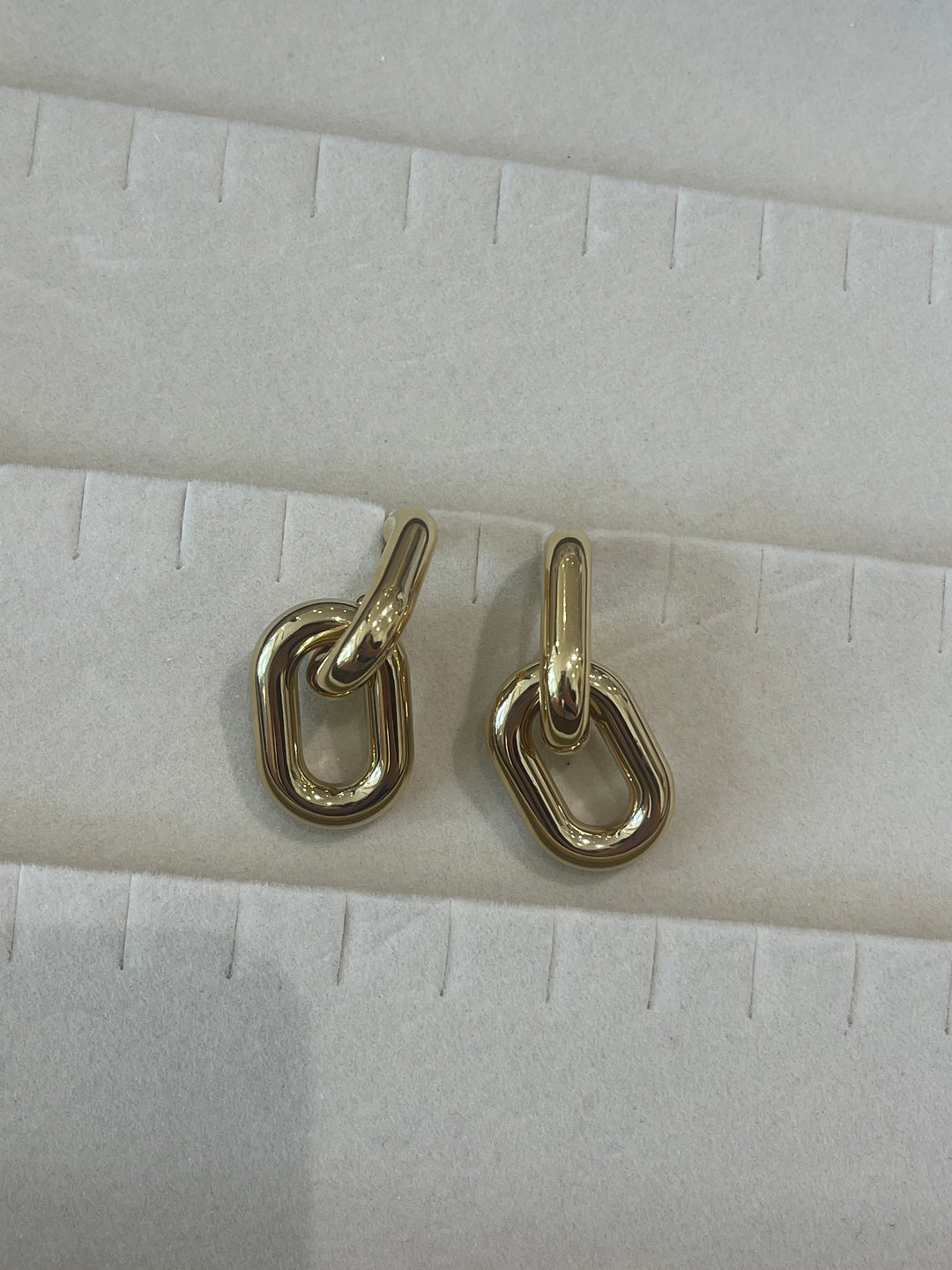 Boucles d’oreilles chaîne or
