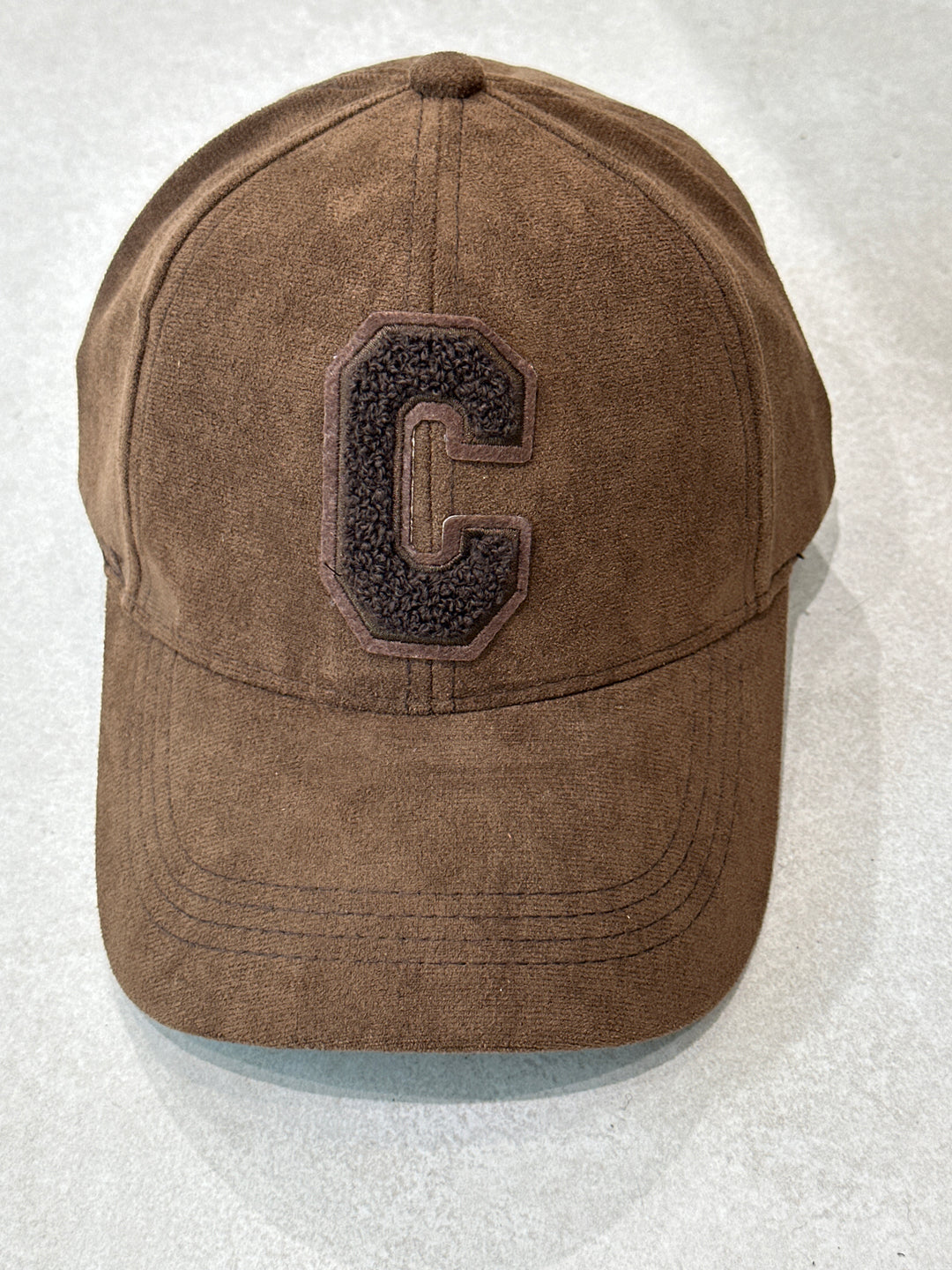 Casquette Choco effet daim C