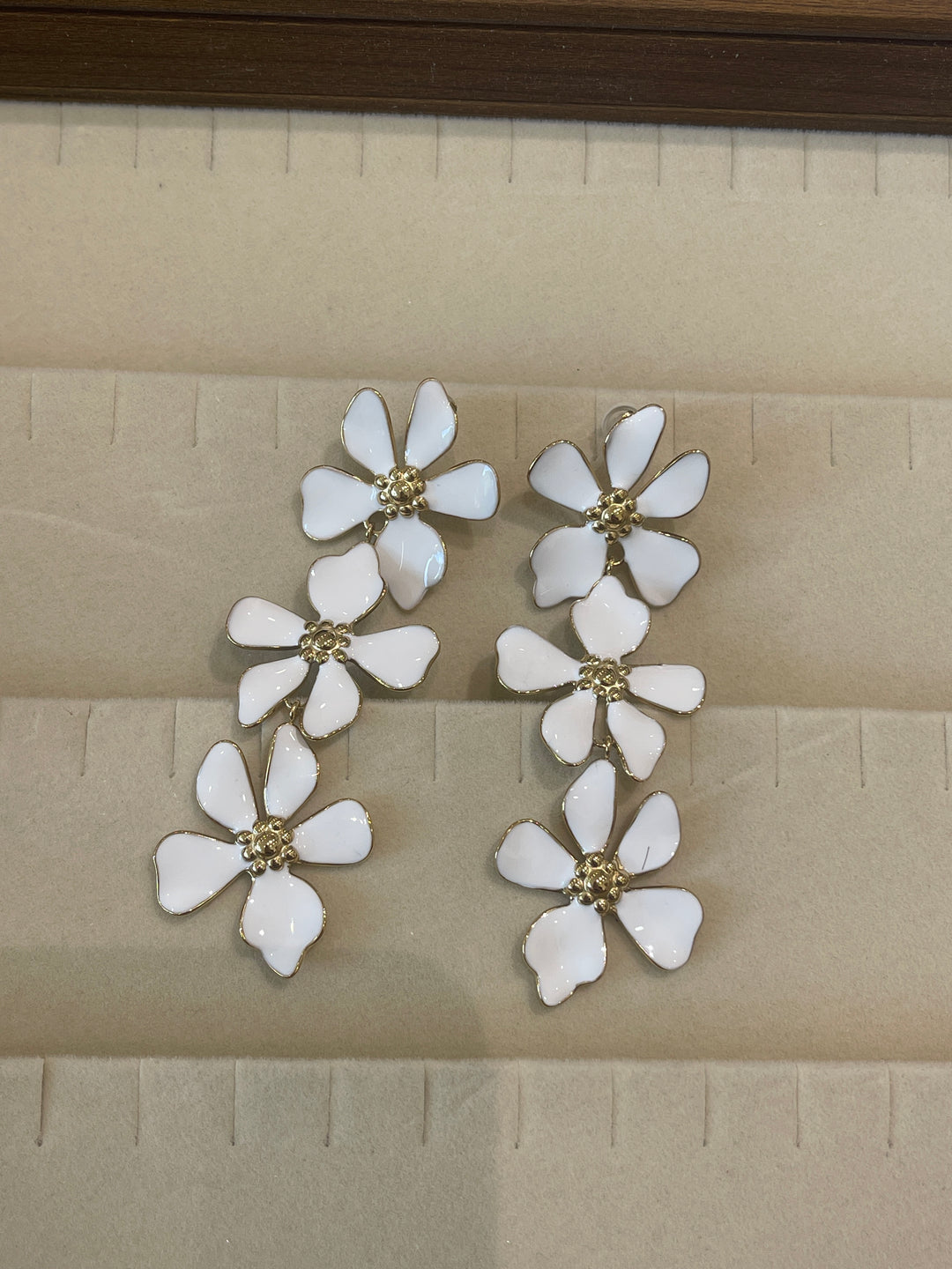 Boucles d’oreilles fleur marguerite