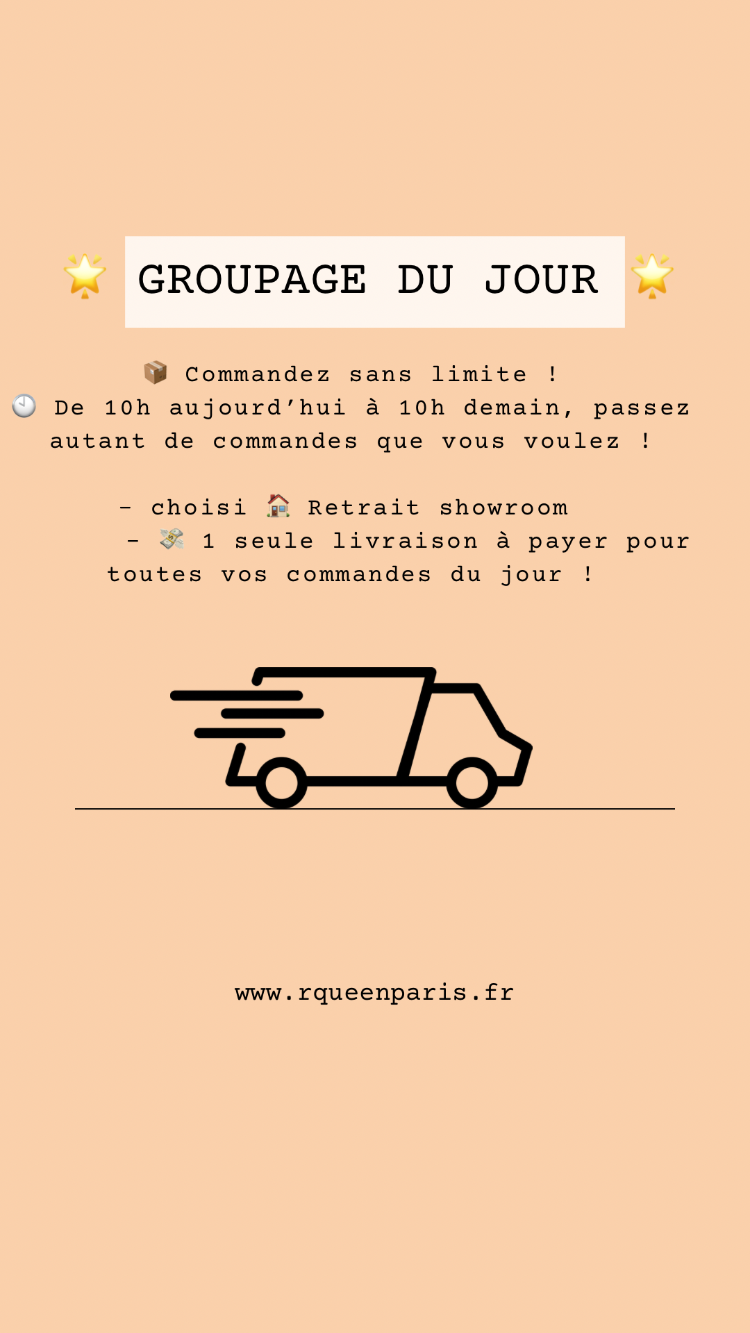 LIVRAISON GROUPAGE 🚚
