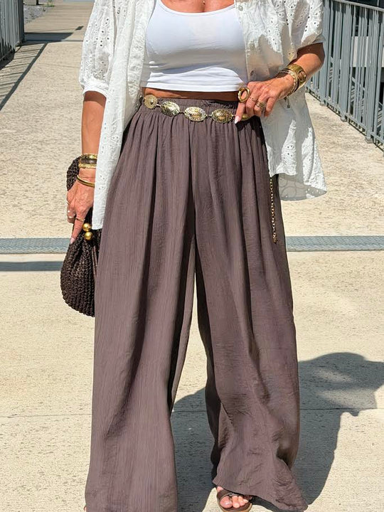 Pantalon palazzo fluide