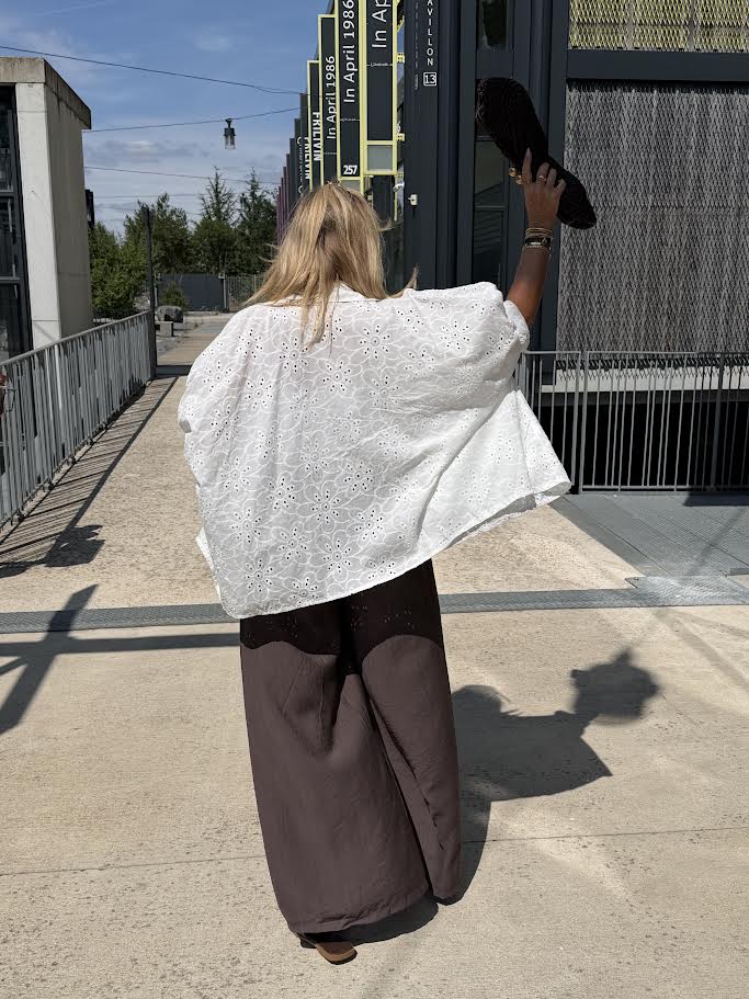 Chemise broderie anglaise
