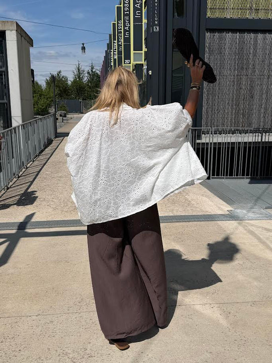Chemise broderie anglaise