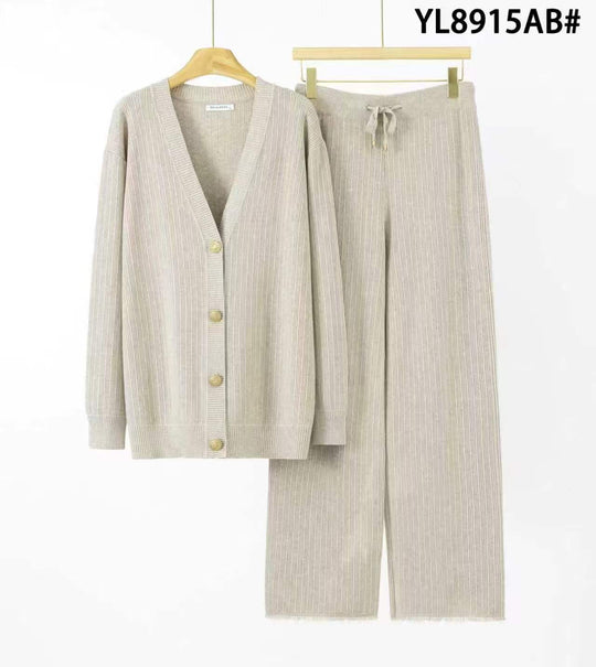 Ensemble maille boutonnés 8915