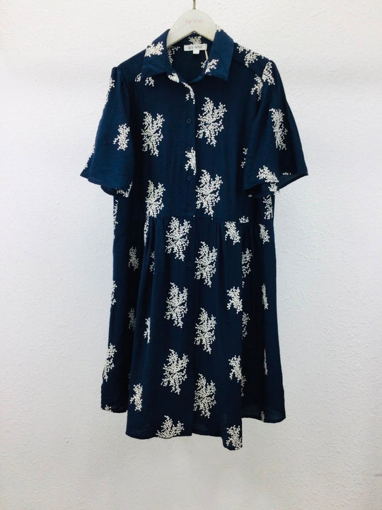 Robe courte bleu marine 333
