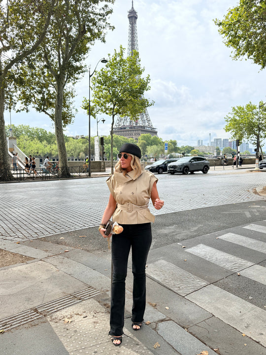 Veste Trench Sans Manches 11721 beige
