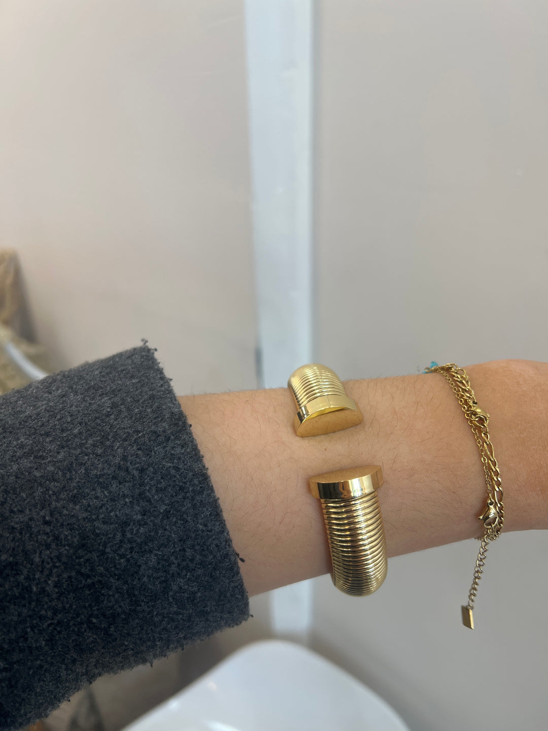 Bracelet épais or