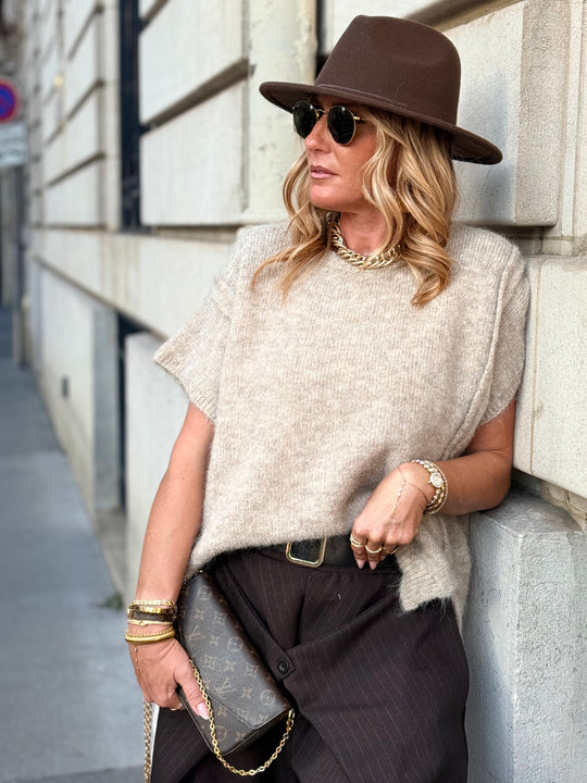 Pull LOOSE fentes cotes 8002