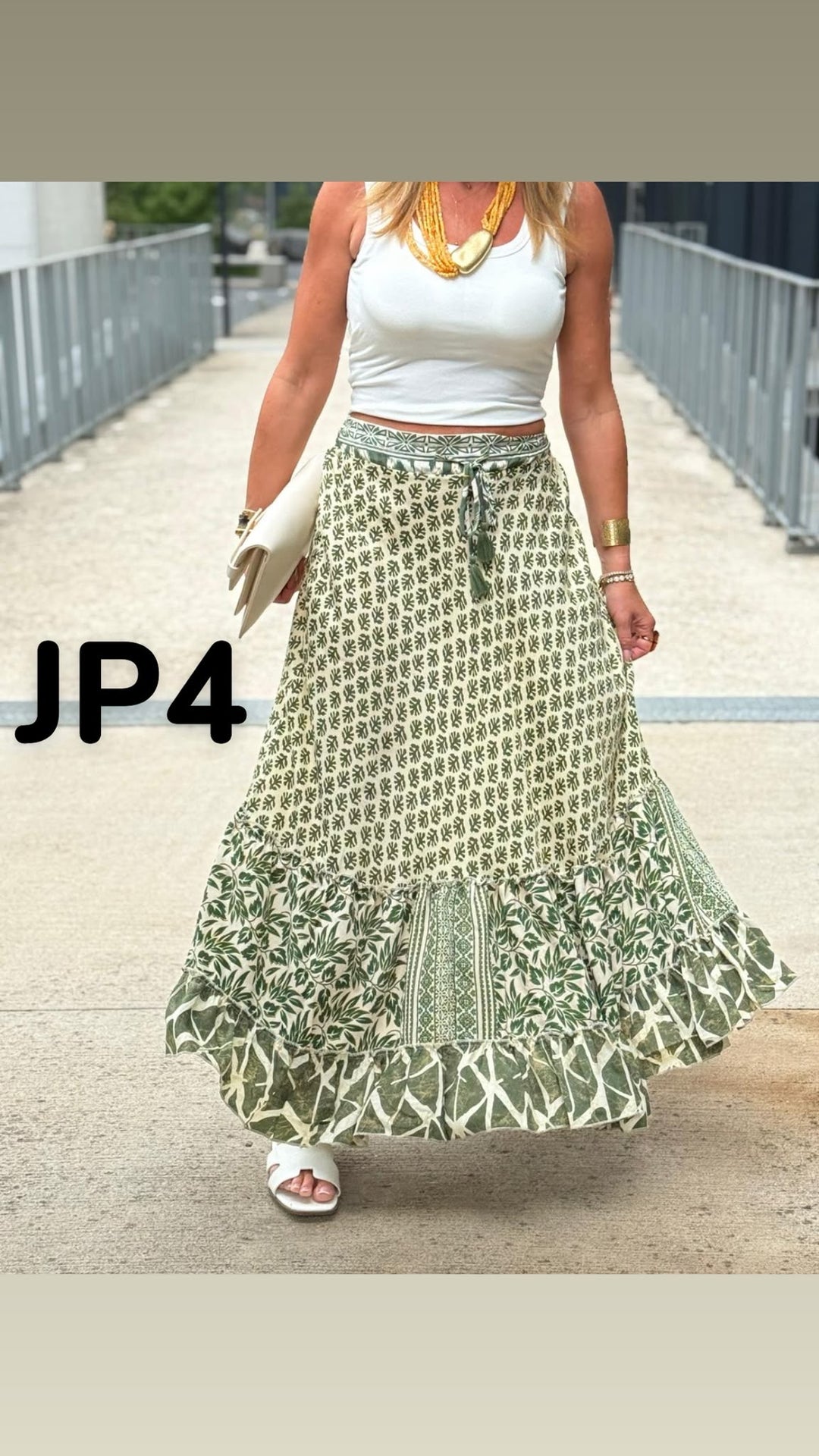 Jupe imprimée patchwork