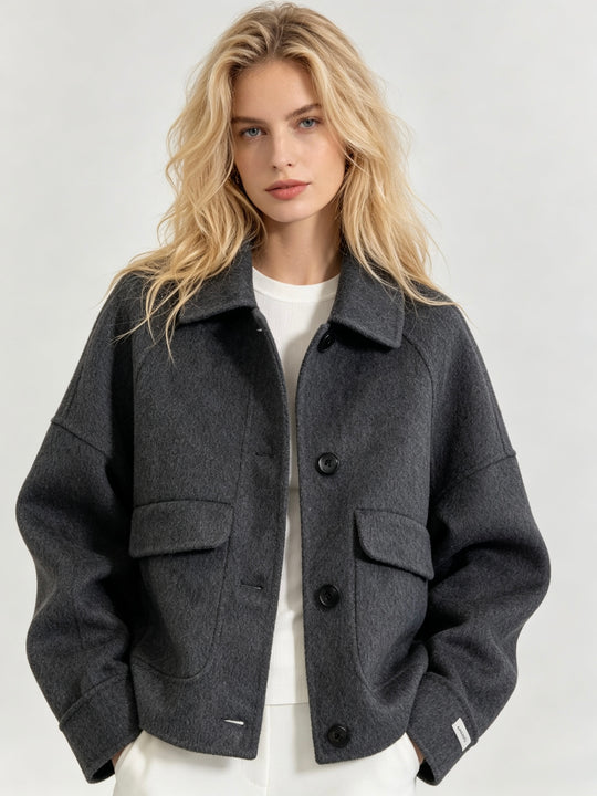 Veste En Laine U02 Gris