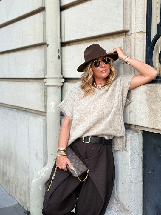 Pull LOOSE fentes cotes 8002