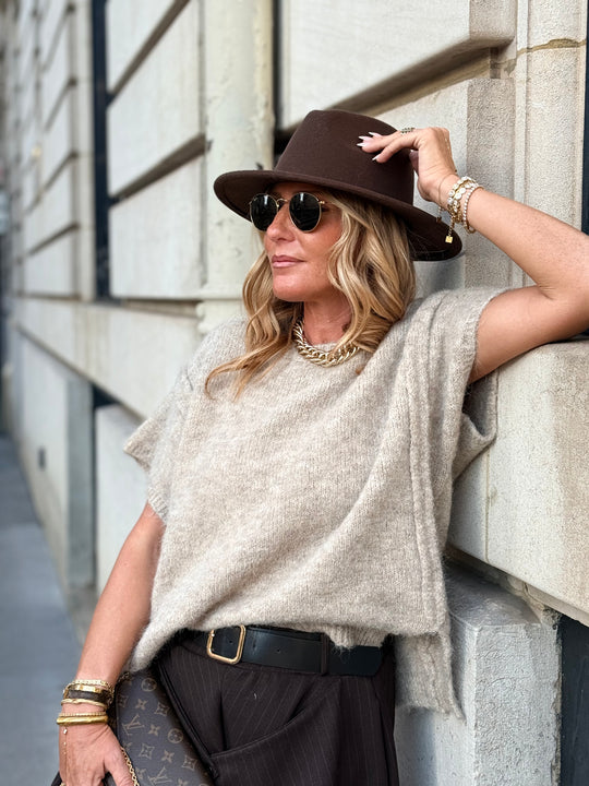 Pull LOOSE fentes cotes 8002