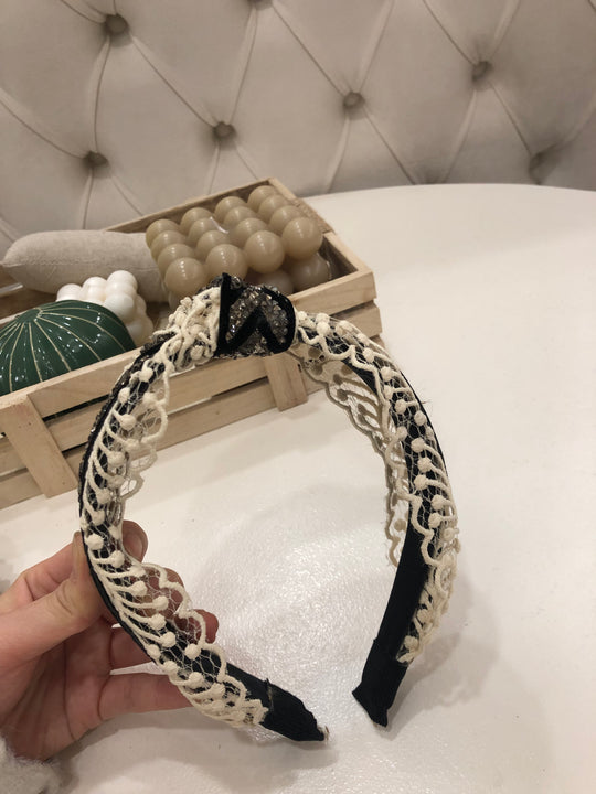Bandeau noeud strass
