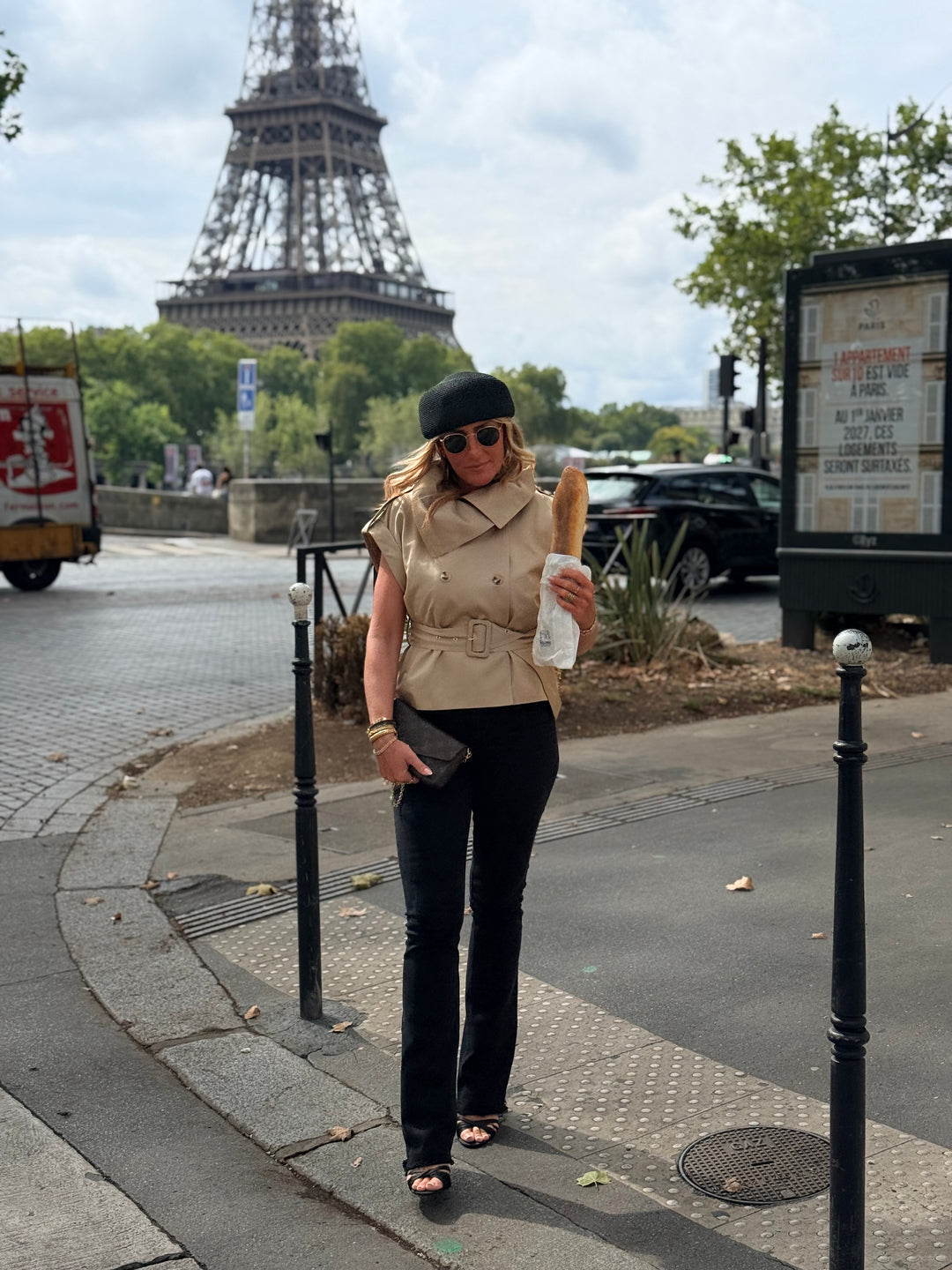 Veste Trench Sans Manches 11721 beige