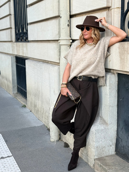 Pull LOOSE fentes cotes 8002