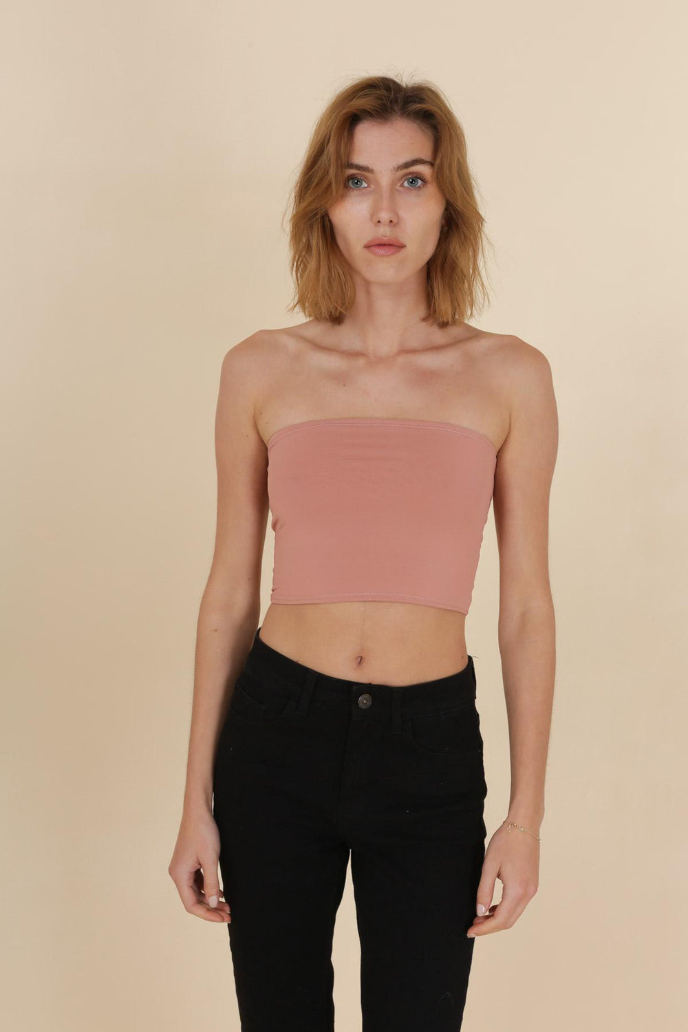 Bandeau simple vieux rose