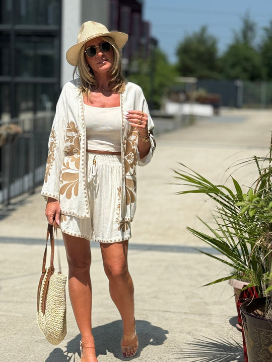 Ensemble brodé Camel 25SP064