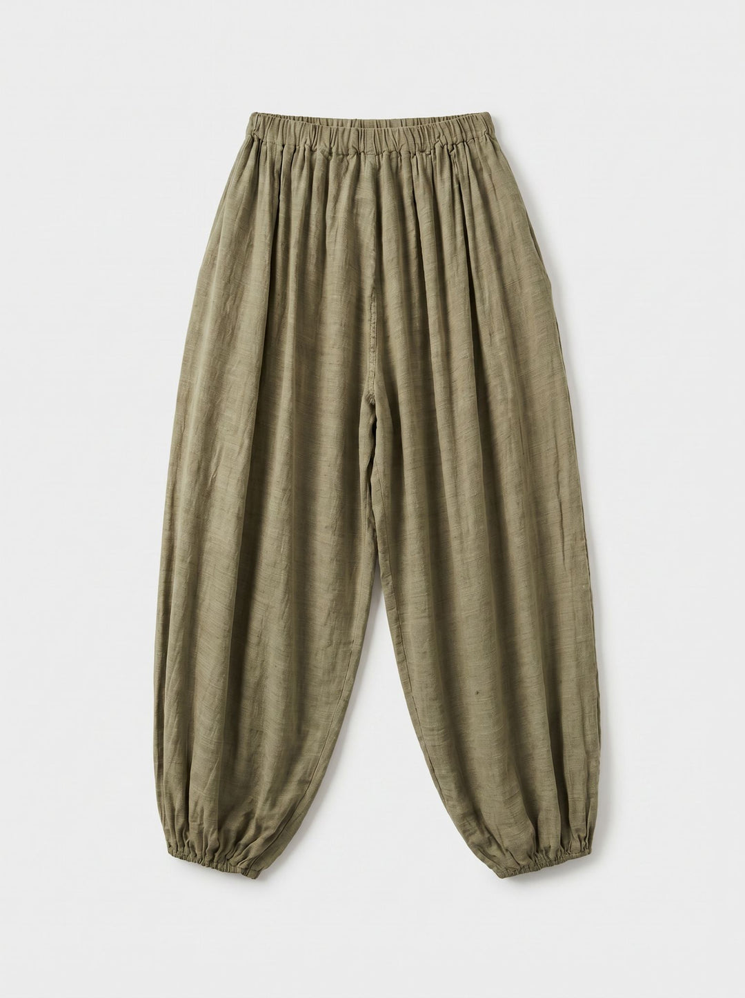 Pantalon ballon coton Kaki 6394