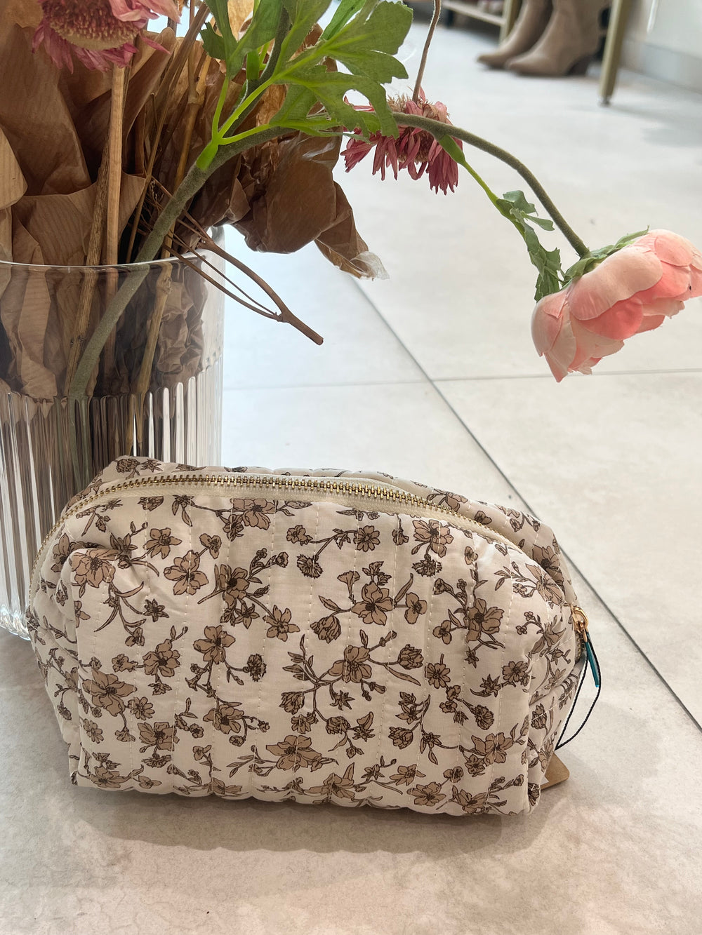 Trousse maquillage parfaite fleur