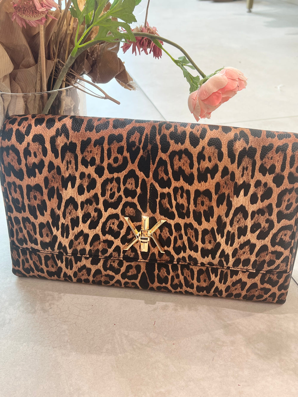 Pochette léopard 6128