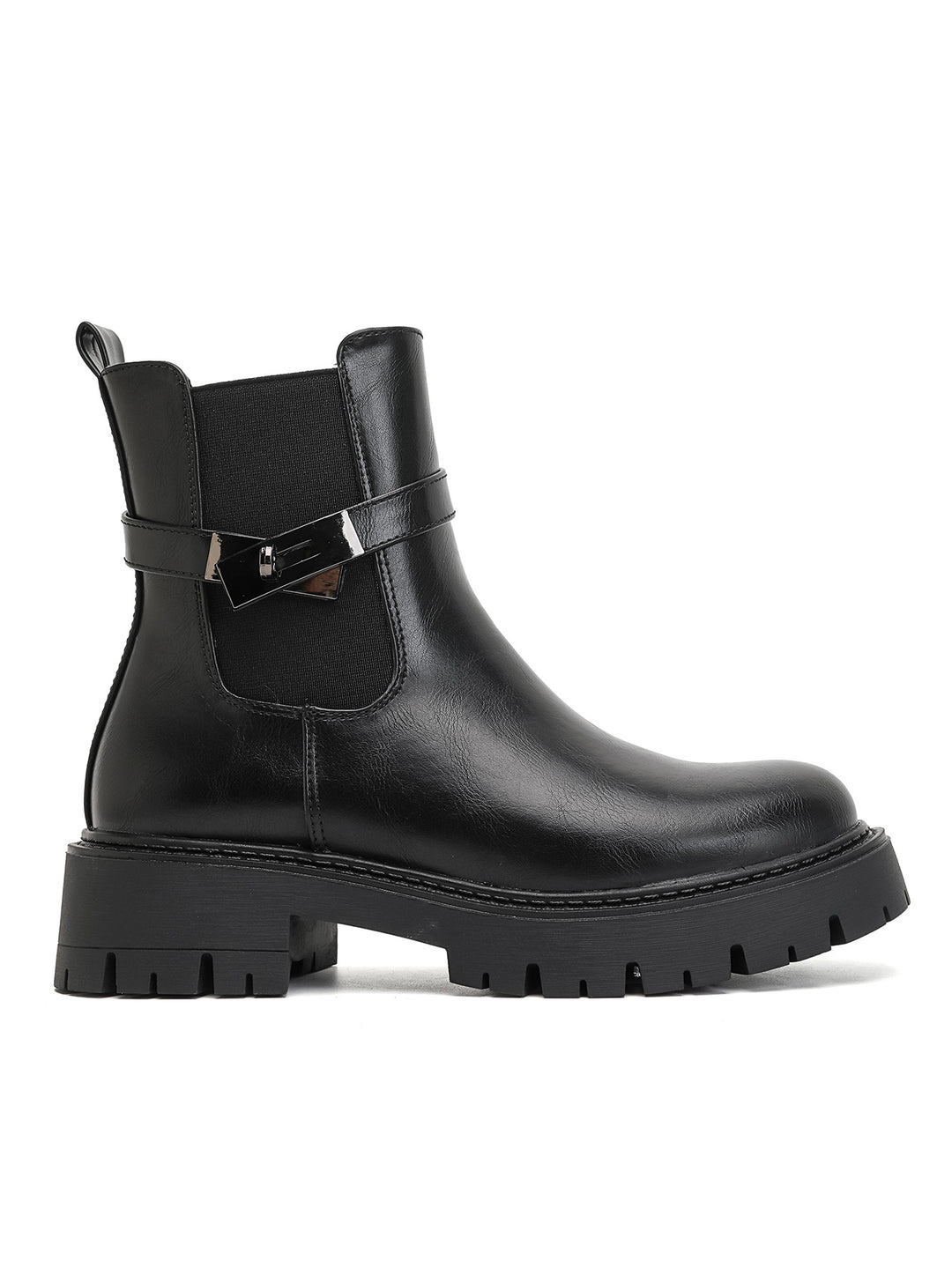 Bottines cavalières Noir Lanière 6511
