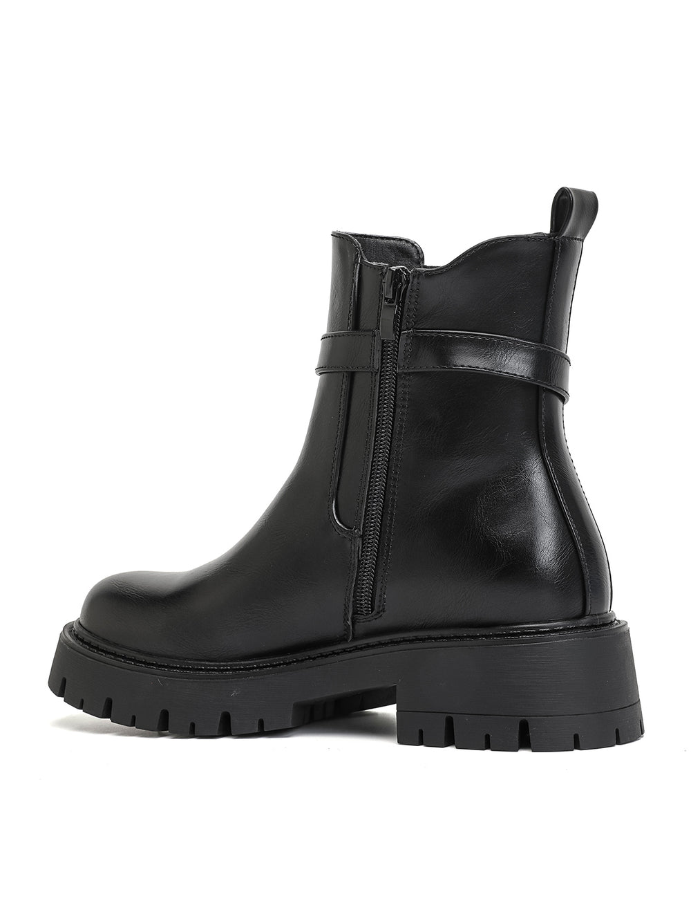 Bottines cavalières Noir Lanière 6511