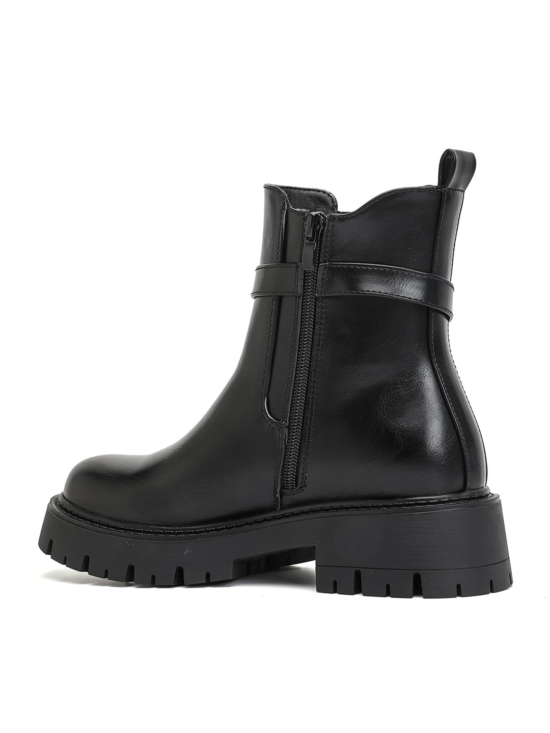 Bottines cavalières Noir Lanière 6511