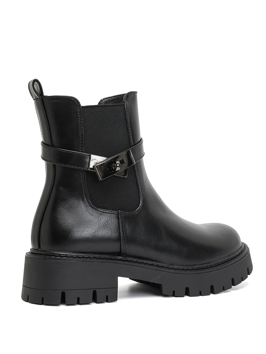 Bottines cavalières Noir Lanière 6511