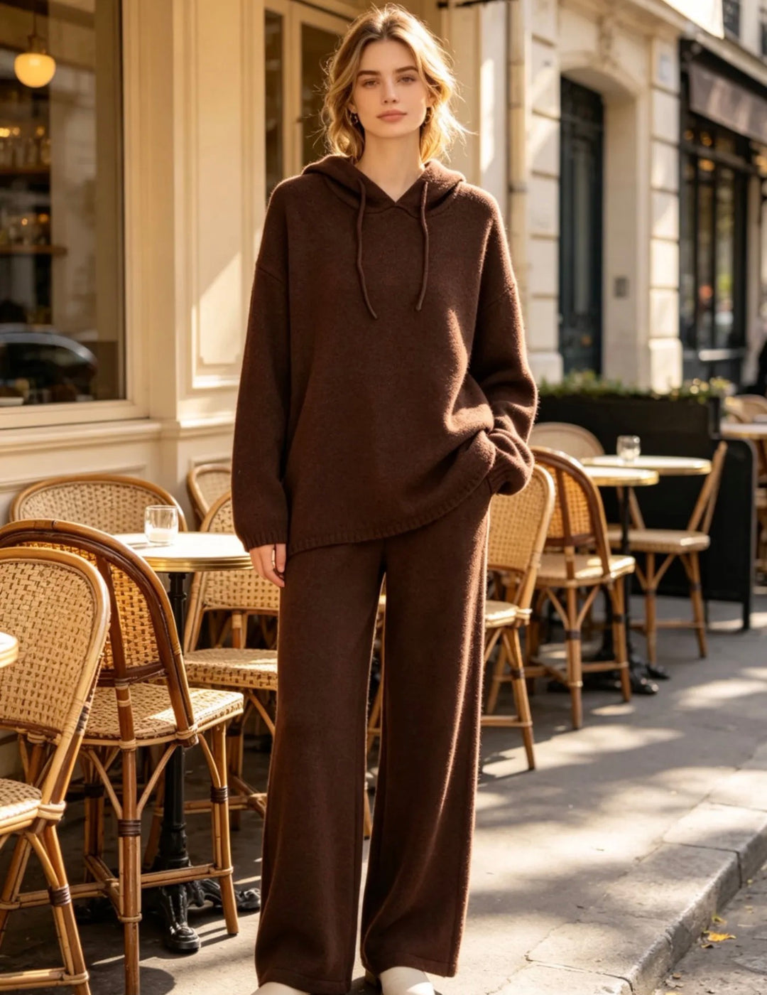 Ensemble pull capuche + pantalon T315