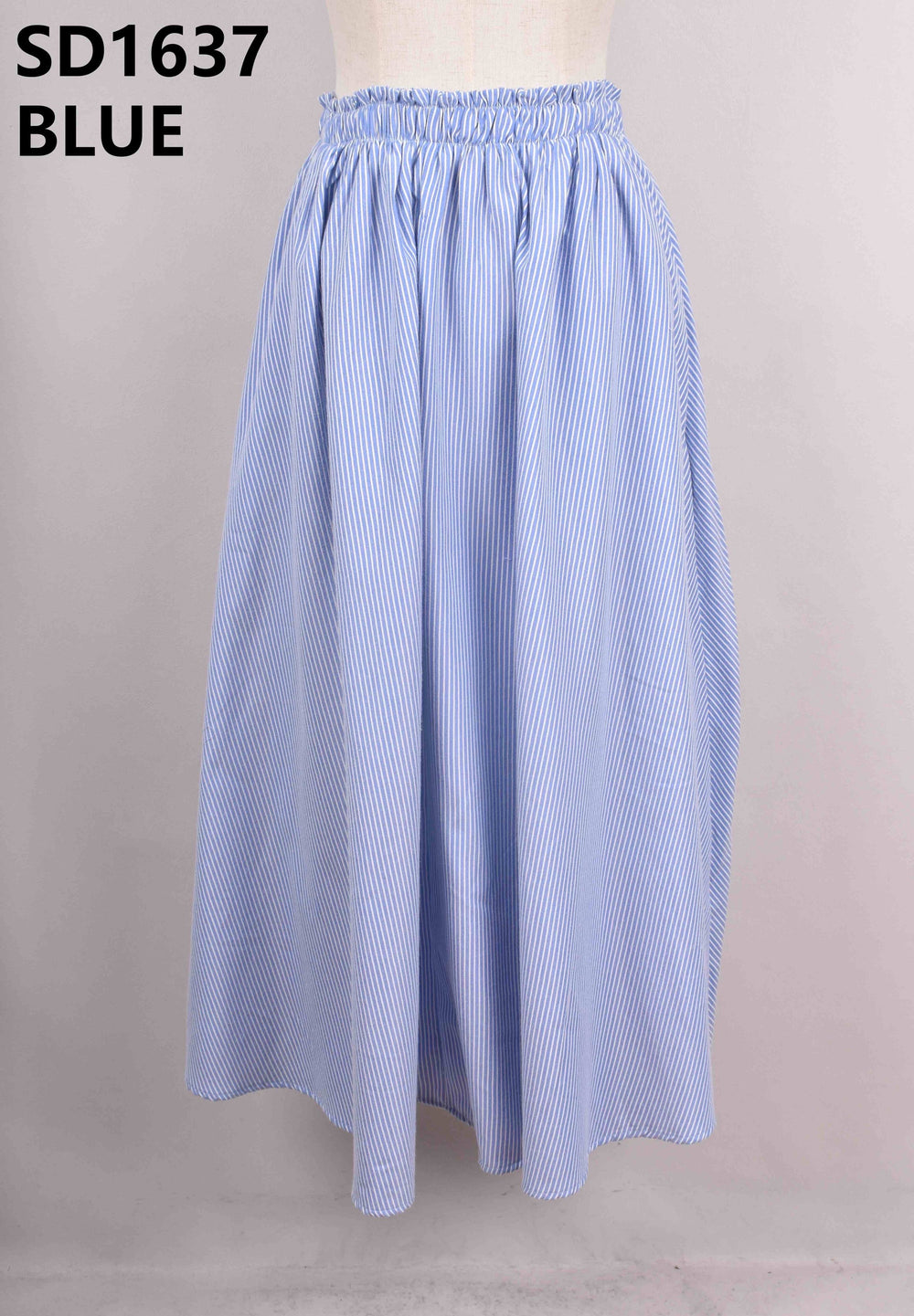 Jupe rayure bleu 1637