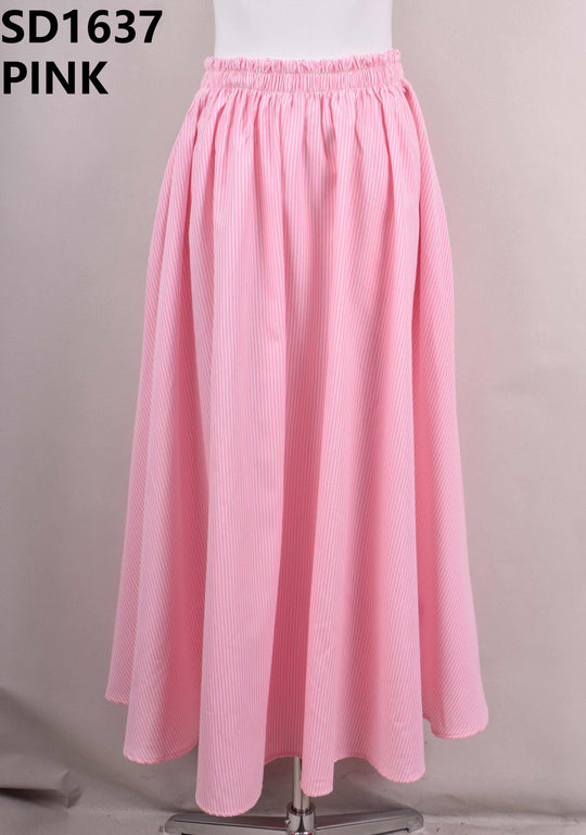 Jupe rayure rose 1637