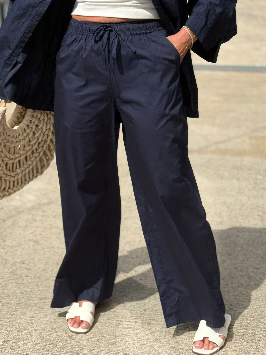 Pantalon droite  bleu marine 971
