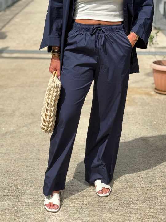 Pantalon droite  bleu marine 971